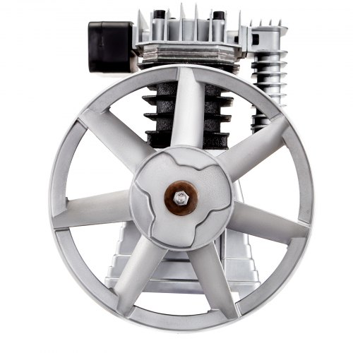 VEVOR Compresor Compactadoras Agregado 2,2kW - 3kW Cabezal de la Bomba del Compresor de Aire 1300rpm Cabezal de Compresor de Aire de Material de Aluminio para Industrias Químicas Electrónicas Textiles