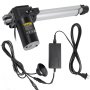 VEVOR Actuador Lineal Motor 6000 N Ajustable 380-610 mm, Actuadores de Movimiento DC 24-29 V, Lineal Actuador Ruido Bajo para Mesa Elevadora Sillón de Masaje Cama Elevadora y Plataforma Elevadora