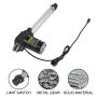 VEVOR Actuador Lineal Motor 6000 N Ajustable 380-610 mm, Actuadores de Movimiento DC 24-29 V, Lineal Actuador Ruido Bajo para Mesa Elevadora Sillón de Masaje Cama Elevadora y Plataforma Elevadora