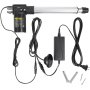 VEVOR Actuador Lineal Motor 6000 N Ajustable 380-610 mm, Actuadores de Movimiento DC 24-29 V, Lineal Actuador Ruido Bajo para Mesa Elevadora Sillón de Masaje Cama Elevadora y Plataforma Elevadora