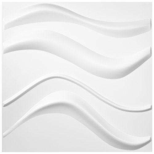 Paneles De Pared 3d Estilo De Olas Pequeñas Azulejos Decorativos De Pvc