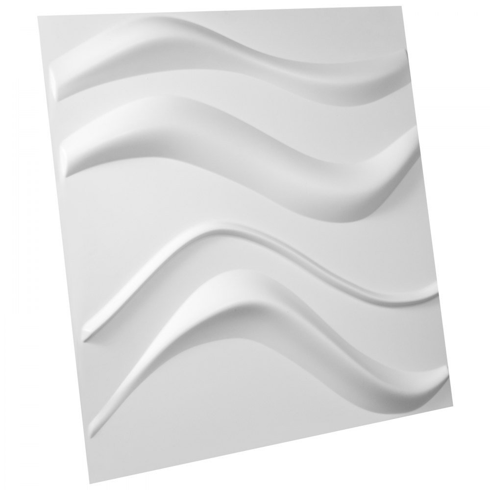 Paneles De Pared 3d Estilo De Olas Pequeñas Azulejos Decorativos De Pvc