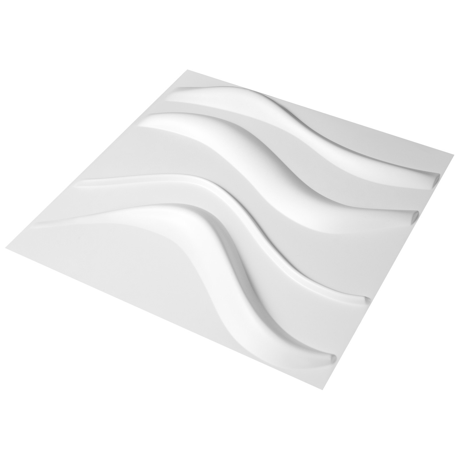 Paneles De Pared 3d Estilo De Olas Pequeñas Azulejos Decorativos De Pvc