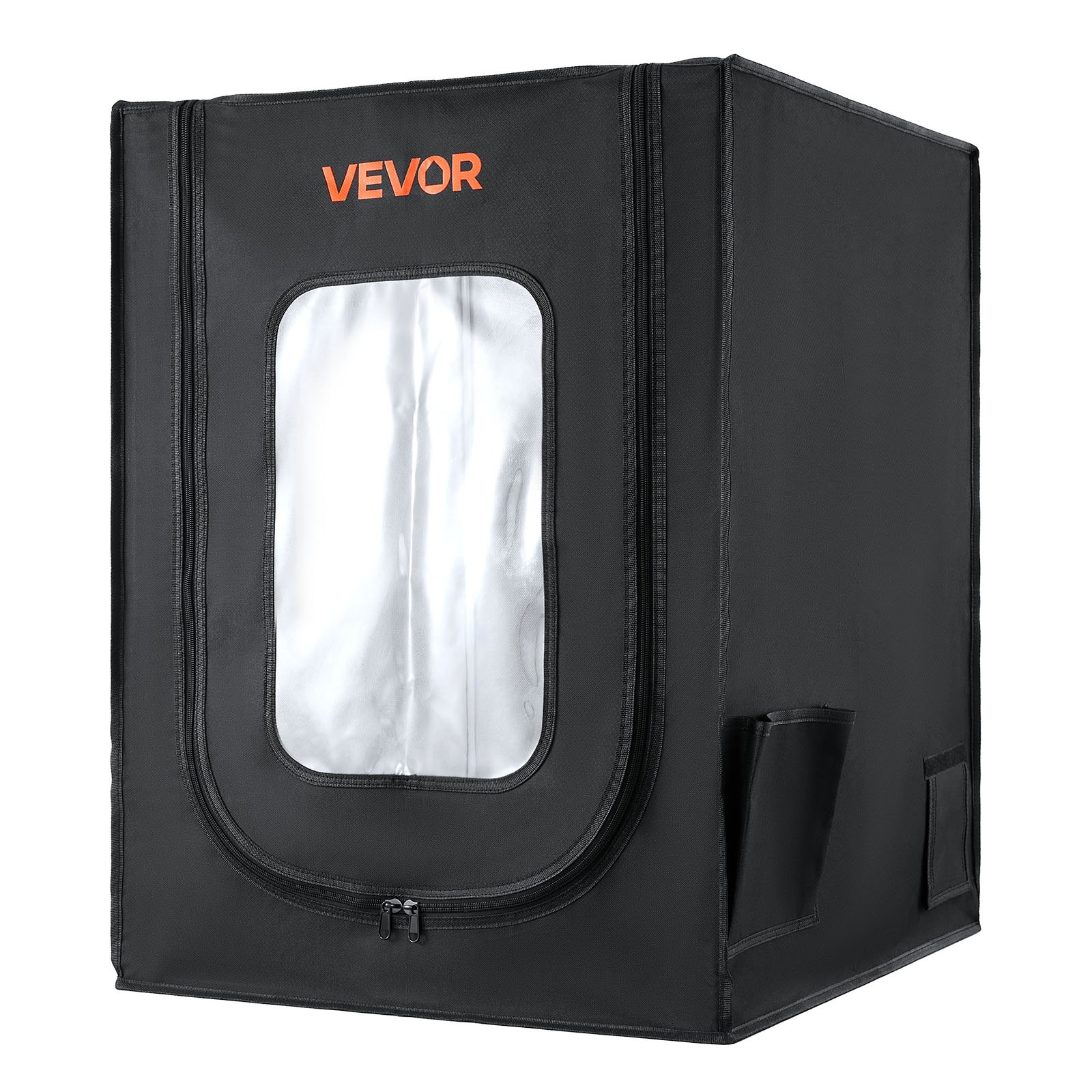 VEVOR Carcasa para Impresora 3D, 55 x 65 x 75 cm, Cubierta Protectora Antipolvo con Temperatura Constante e Iluminación LED, Compatible con Modelos Comunes de Creality/ELEGOO/Anycubic, Negro