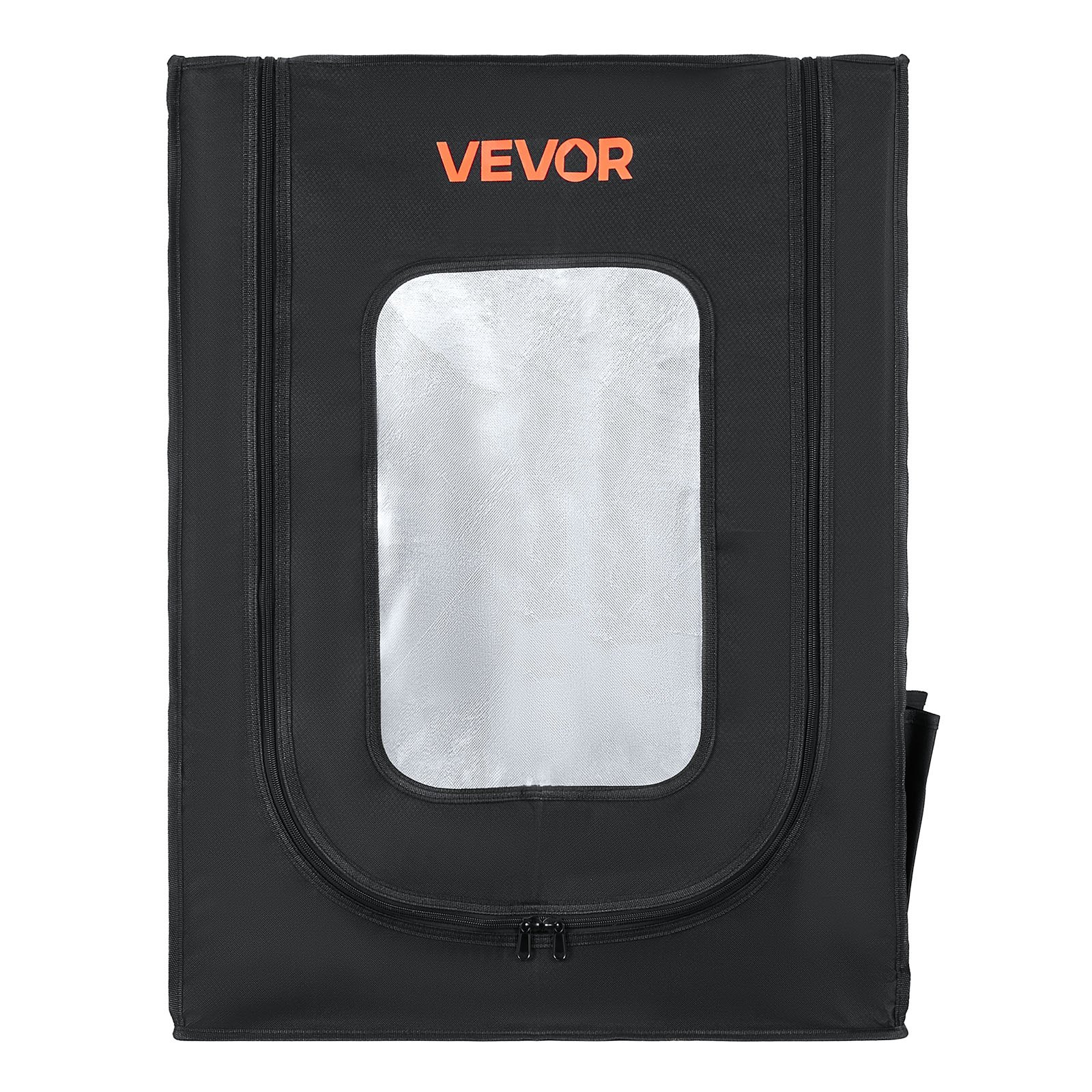 VEVOR Carcasa para Impresora 3D, 55 x 65 x 75 cm, Cubierta Protectora Antipolvo con Temperatura Constante e Iluminación LED, Compatible con Modelos Comunes de Creality/ELEGOO/Anycubic, Negro