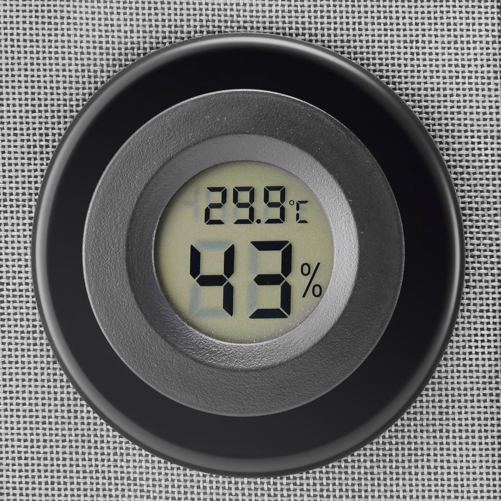 VEVOR Carcasa para Impresora 3D, 800 x 580 x 580 mm, Ignífuga, Resistente al Polvo y al Agua, con Temperatura Constante, Iluminación LED y Ventilación, Compatible con Bambu Lab A1 Combo, Gris