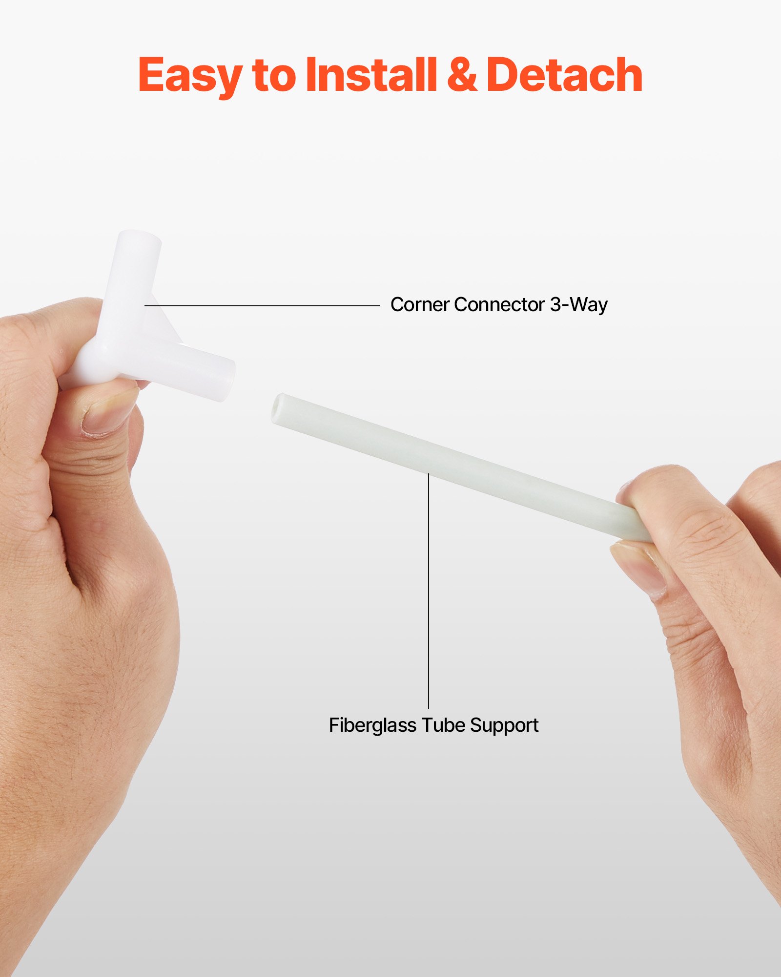 VEVOR Carcasa para Impresora 3D, 55 x 65 x 75 cm, Cubierta Protectora Antipolvo e Impermeable con Temperatura Constante e Iluminación LED, Compatible con Impresoras Photon Mono/Mars 3, FDM/LCD