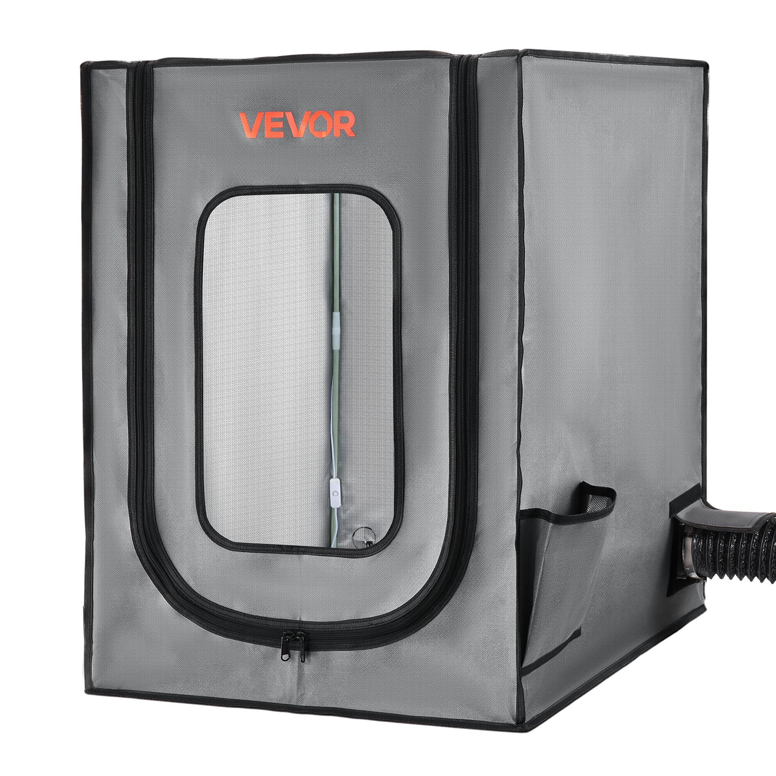VEVOR Carcasa para Impresora 3D, 55 x 65 x 75 cm, Cubierta Protectora Antipolvo e Impermeable con Temperatura Constante e Iluminación LED, Compatible con Impresoras Photon Mono/Mars 3, FDM/LCD