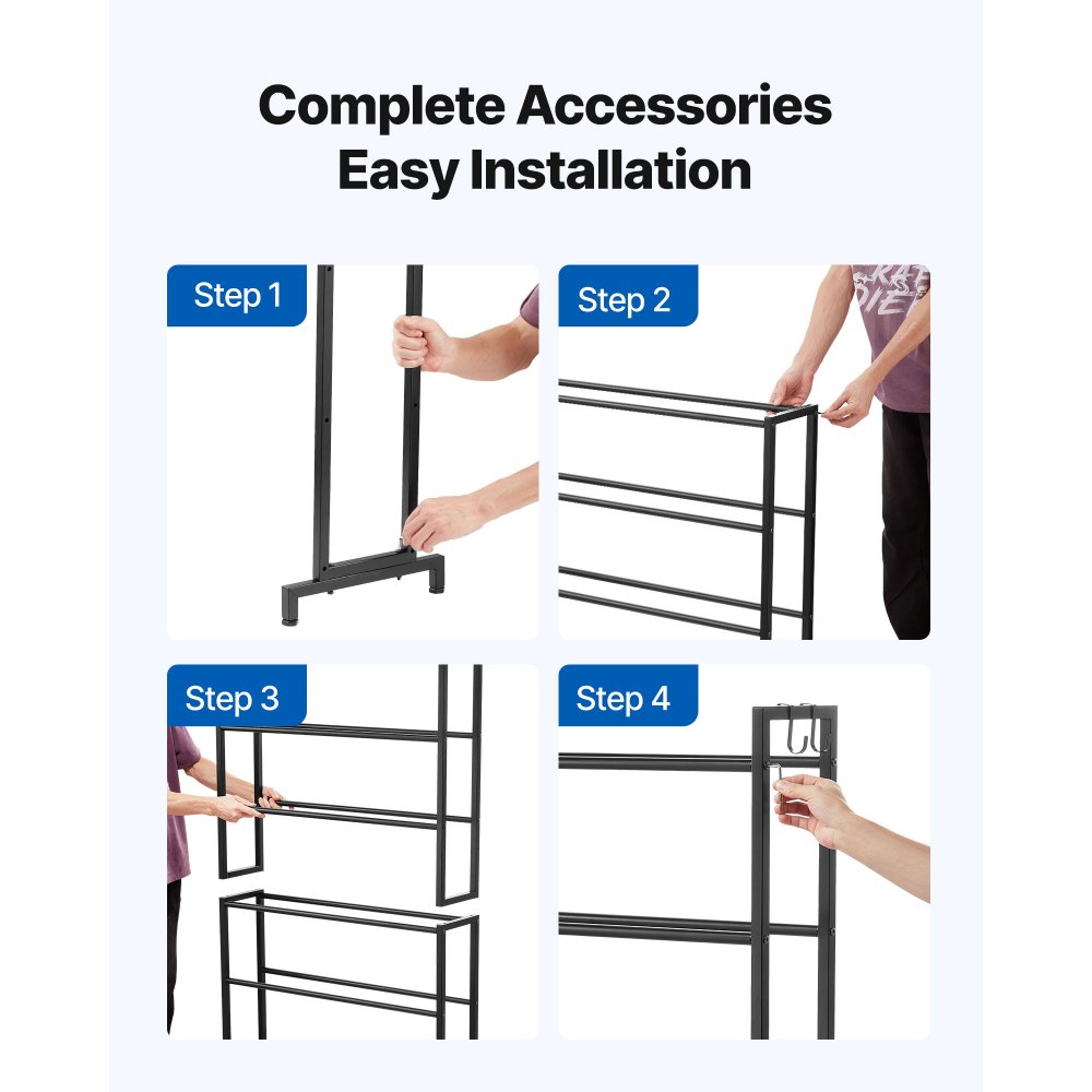VEVOR 3D Printer Filament Storage Rack, 7 Tier Heavy Duty Storage Shelves for 3D Printing Filaments, Filament Spool Holders Racks for 3D Printing Studio, Home Studio, Office, Workshop (Shelf Only)