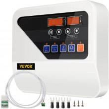 VEVOR Controlador de Calentador de Sauna Externo 380-415 V,3-9 kW Controlador de Sauna de Sala en Casa Instalado en La Pared Controlador de Estufa de Calentador Eléctrico de Sauna para Sauna, Resort