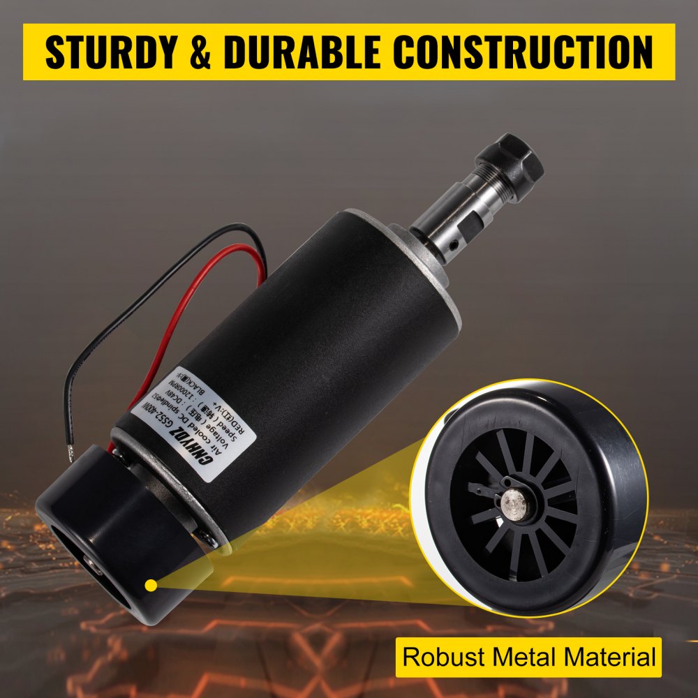 400w Motor De Husillo Refrigerado Por Aire Para Rectificadora Cnc 4 Piezas