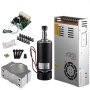 0.4kw Fresado Spindle Motor + Psu + Controller+mount Mach3 Brushless Cnc Good