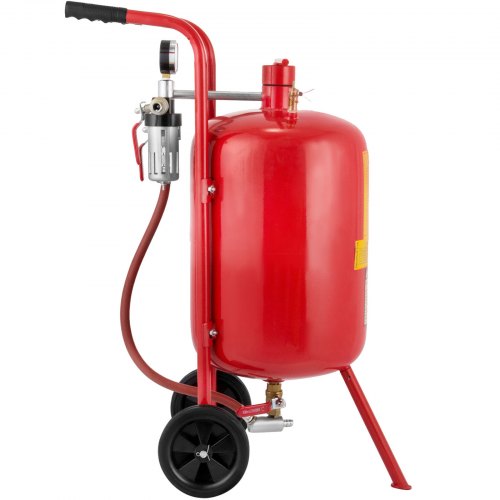 VEVOR Máquina Chorro de Arena 40L, Arenadora Chorro de Aena Profesional 60-125 PSI, con Accesorios 3 m, Chorreadora de Arena para Eliminar Pintura u óxido de Equipos