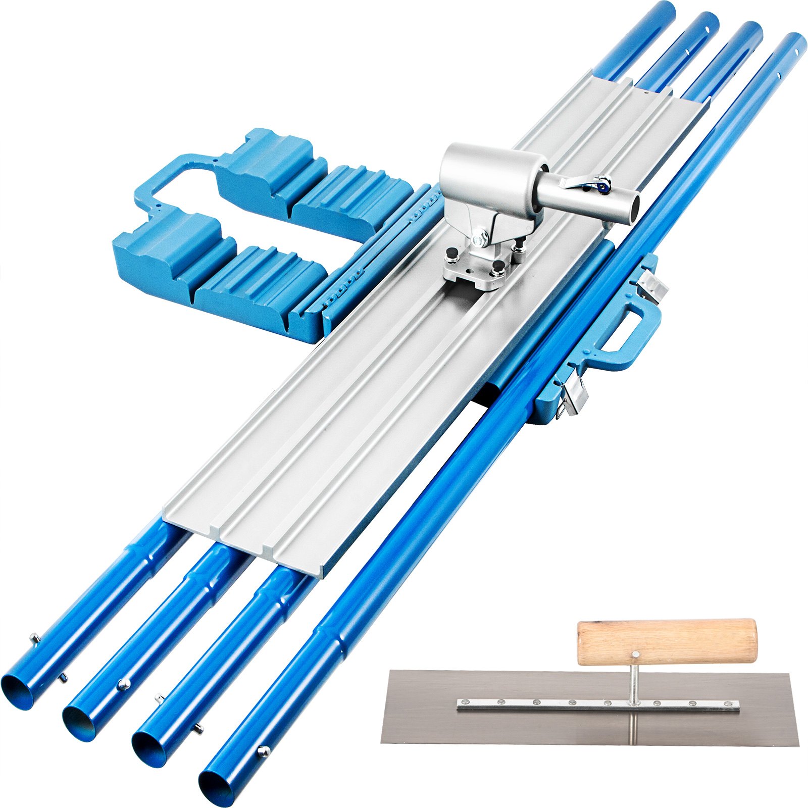 Vevor Flotador De Hormigón Cuadrado 120x20 Cm Bull Float Con Soporte Ajustable