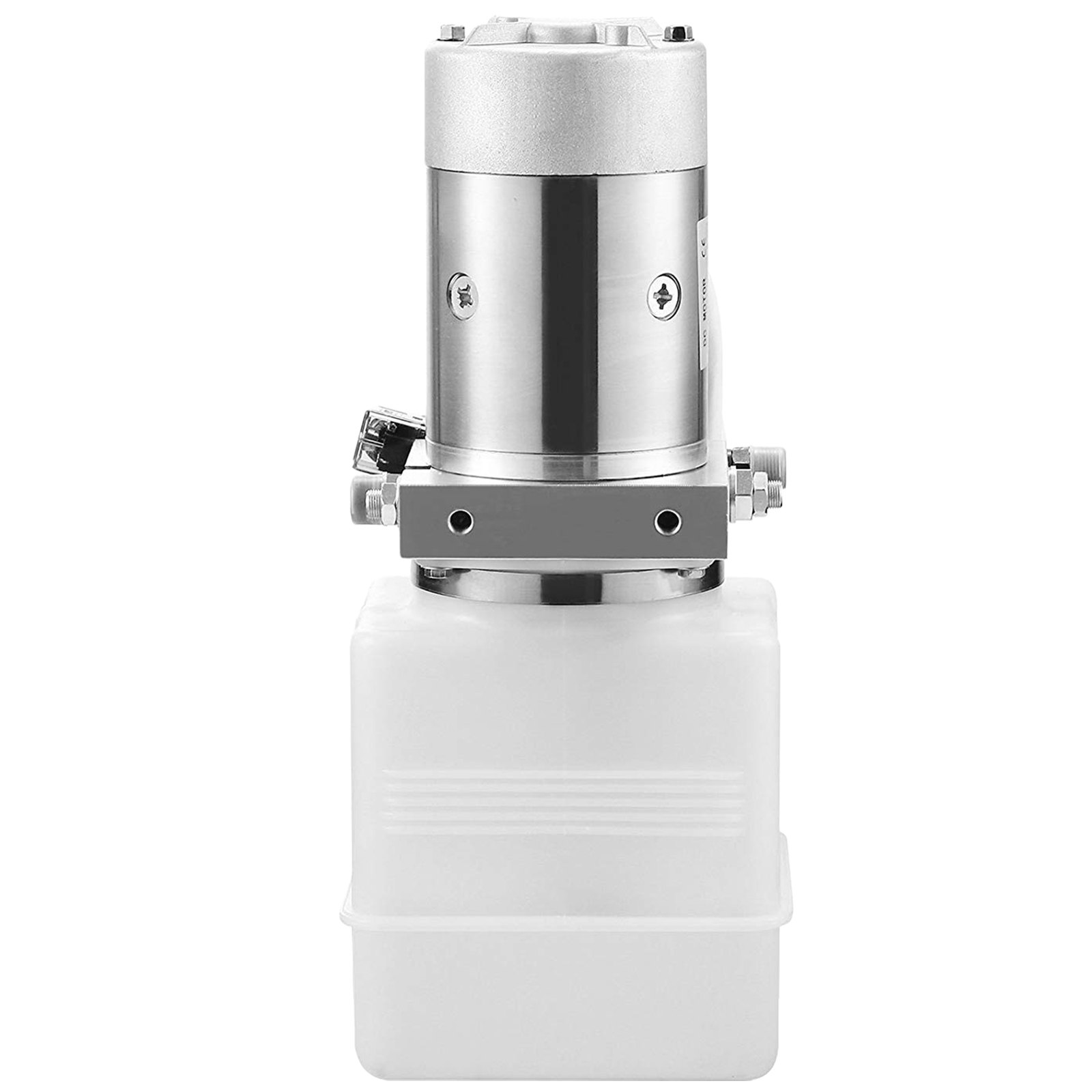 VEVOR Bomba Hidráulica 4L Bomba Hidráuli Eléctrica 2850R / MIN Bomba Hidráulica de Acción DC 12V Bomba Hidráulica con Tanque de Combustible 0.8--3KW Bomba Hidráulica de Acción Doble 1500 PS