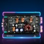 VEVOR Amplificador para Automóvil 4 Canales Clase D Máximo 4 x 420W a 4 ohmios y 4 x 600W a 2 ohmios, Amplificador Estéreo de Audio para Coche Puenteable para Sedán SUV Vehículo Todoterreno Camioneta