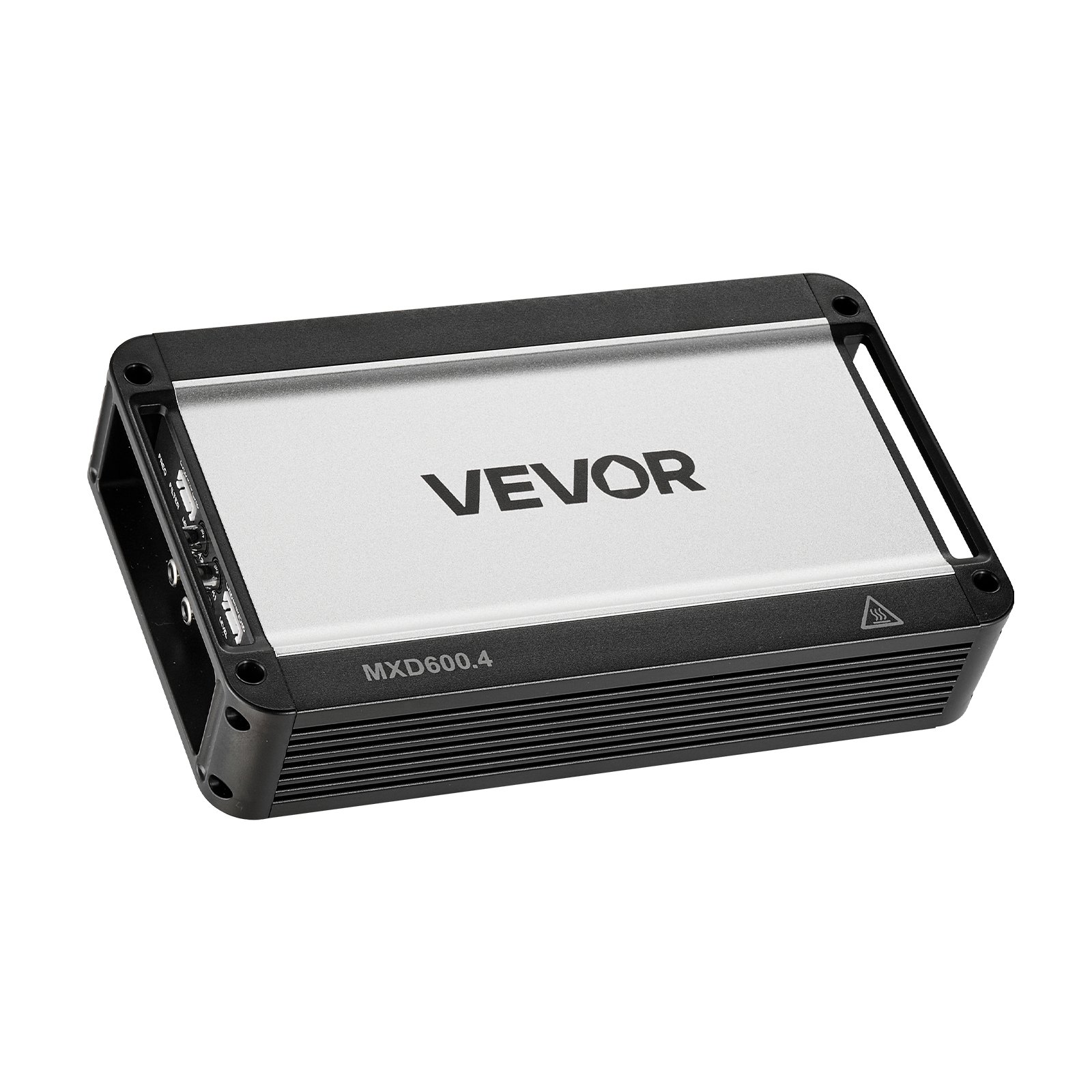 VEVOR Amplificador para Automóvil 4 Canales Clase D Máximo 4 x 420W a 4 ohmios y 4 x 600W a 2 ohmios, Amplificador Estéreo de Audio para Coche Puenteable para Sedán SUV Vehículo Todoterreno Camioneta
