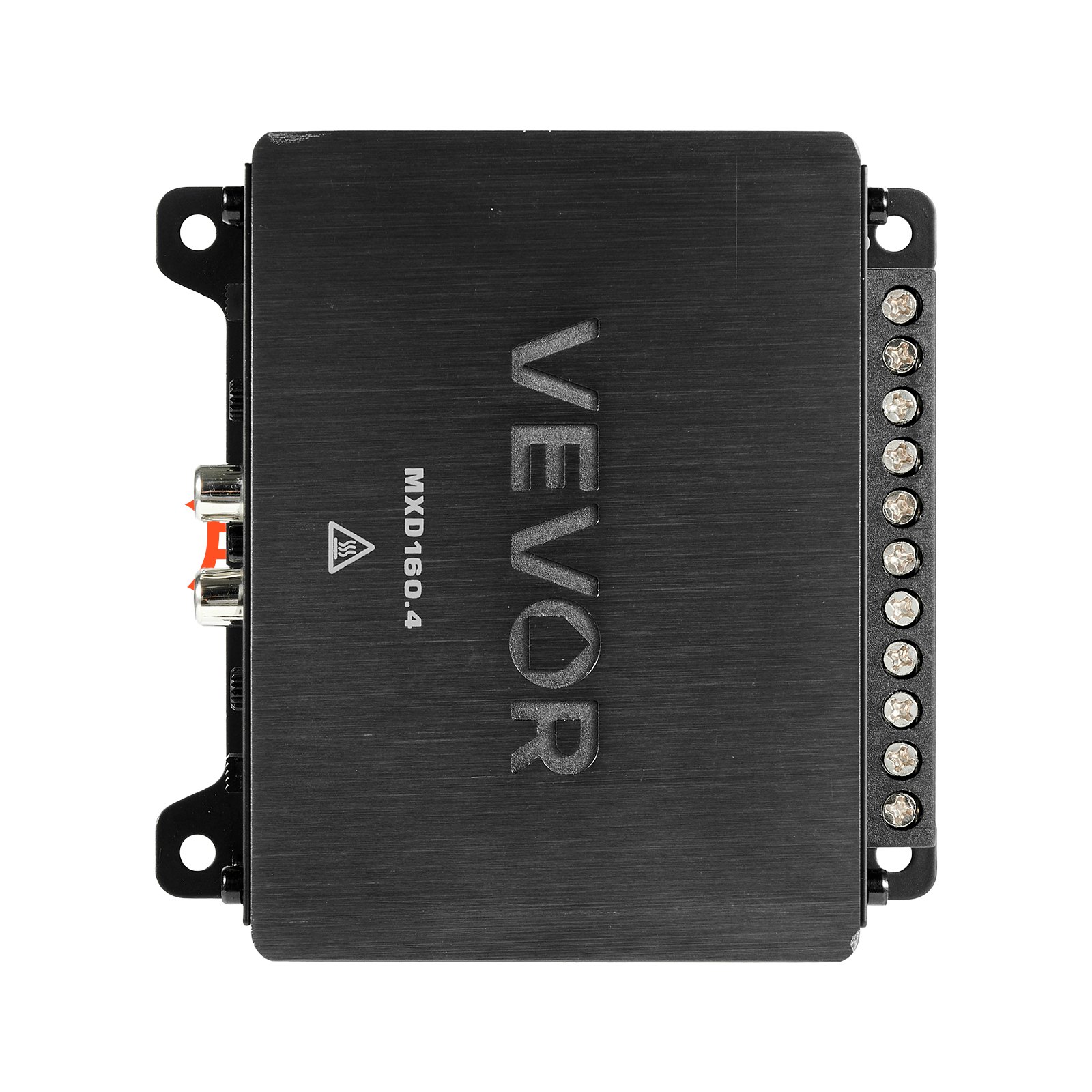 VEVOR Amplificador para Automóvil 4 Canales Puenteable Clase D, Máximo 4 x 110W a 4 ohmios y 4 x 160W a 2 ohmios, Amplificador Estéreo de Audio para Coche para Camioneta Vehículo Todoterreno Sedán SUV