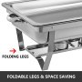 Catering Chafing Dish Calentador De Alimentos Plato Redondo Con Tapa Popular