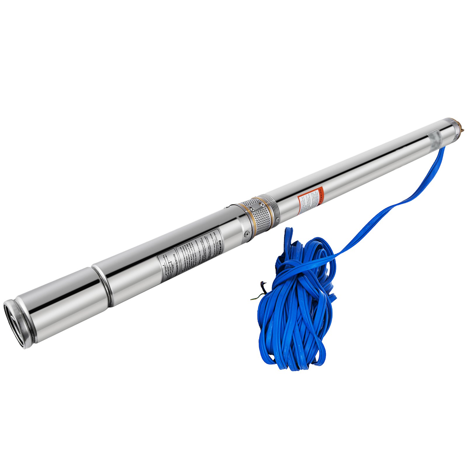 Bomba De Pozos 550w 0.75hp Bomba De Agua Sumergible 2700l/h Cable 30m