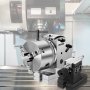VEV dividing head with MT2 chuck, rotary table with indexing, center height 100 mm, 23 kg dividing head, rotary table with plates, strong support for the workpiece being machined