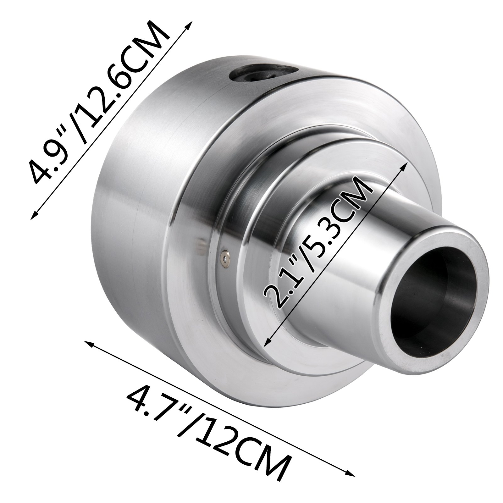 Vevor 5c Torno Portabrocas Mandril De Pinzas 6000rpm 0,0006"tip D1-3 Giratorio