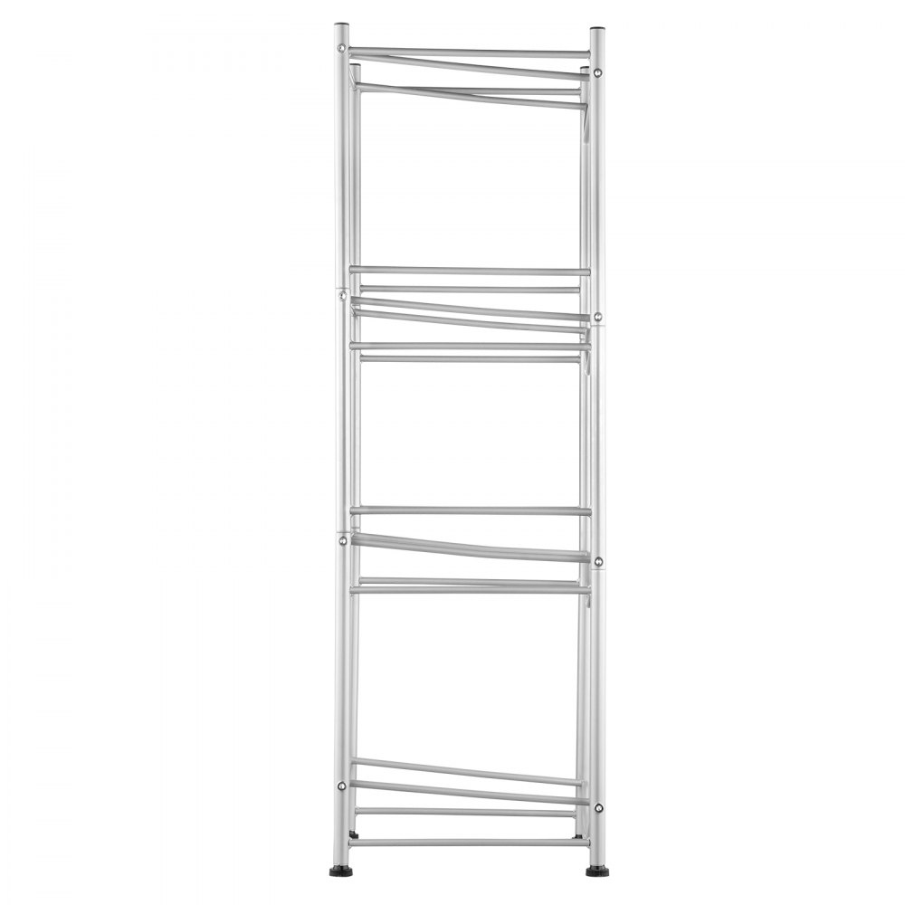 VEVOR - Soporte para jarra de agua de 4 niveles, soporte para botella de agua de 5 galones, soporte para botella de agua de una sola fila para 4 botellas, soporte resistente para jarra de agua para cocina, oficina, sala de estar, color plateado
