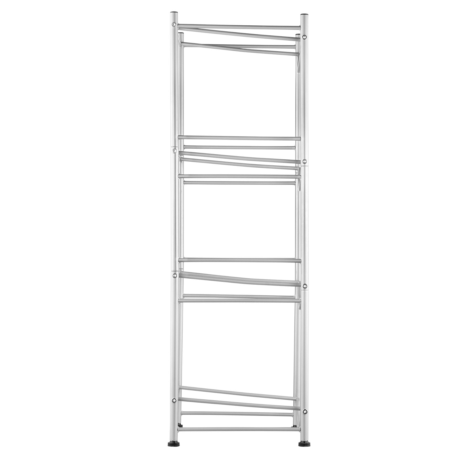 VEVOR - Soporte para jarra de agua de 4 niveles, soporte para botella de agua de 5 galones, soporte para botella de agua de una sola fila para 4 botellas, soporte resistente para jarra de agua para cocina, oficina, sala de estar, color plateado