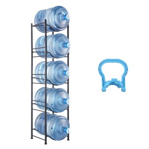 Estante De 3 Niveles Para Botellas De Agua De 5 Galones, Soporte Organizador