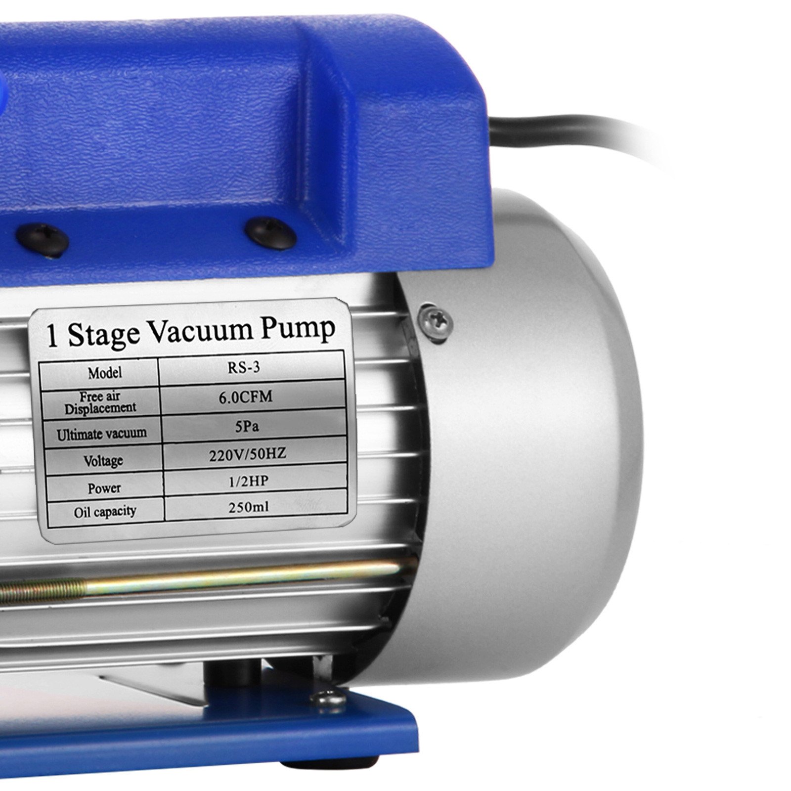Bomba De Vacío 6cfm 1/2 Hp Para Aire Acondicionado Sistemas De Refrigeración