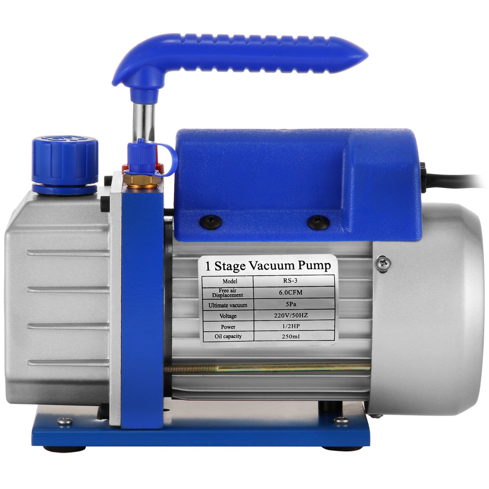 Bomba De Vacío 6cfm 1/2 Hp Para Aire Acondicionado Sistemas De Refrigeración