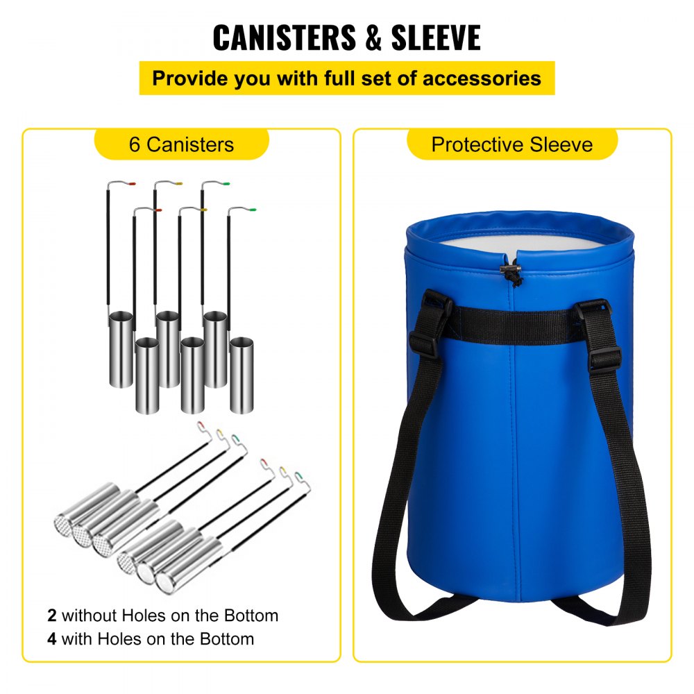 VEVOR Contenedor de Nitrógeno de 6L, Contenedor de Nitrógeno Líquido de Aluminio para Aviación 6L, Tanque de Nitrógeno Líquido con Tapa Bloqueable, Tapón de PU, Tanque de Nitrógeno Líquido