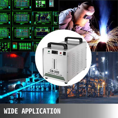 Máquina De Grabado Láser 80w Co2 70x50cm Y Enfriador De Agua Industrial Cw-3000