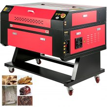 VEVOR Nuevo Sistema de Máquina de Grabado/Grabado/Corte Láser con Pantalla a Color de 700*500 mm, Tubo Láser CO2 de 60W con CE FDA, Fresadoras para Madera, CNC Fresadoras, Trabajo en Madera