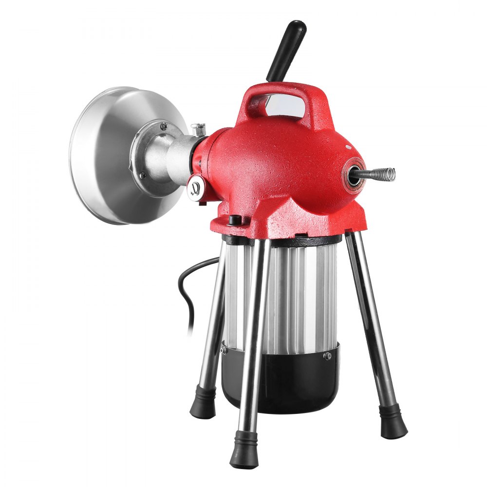 Máquina De Dragado Limpiador De Tubos De Drenaje 500 W 400rpm 20mx16mm 5mx9,5mm