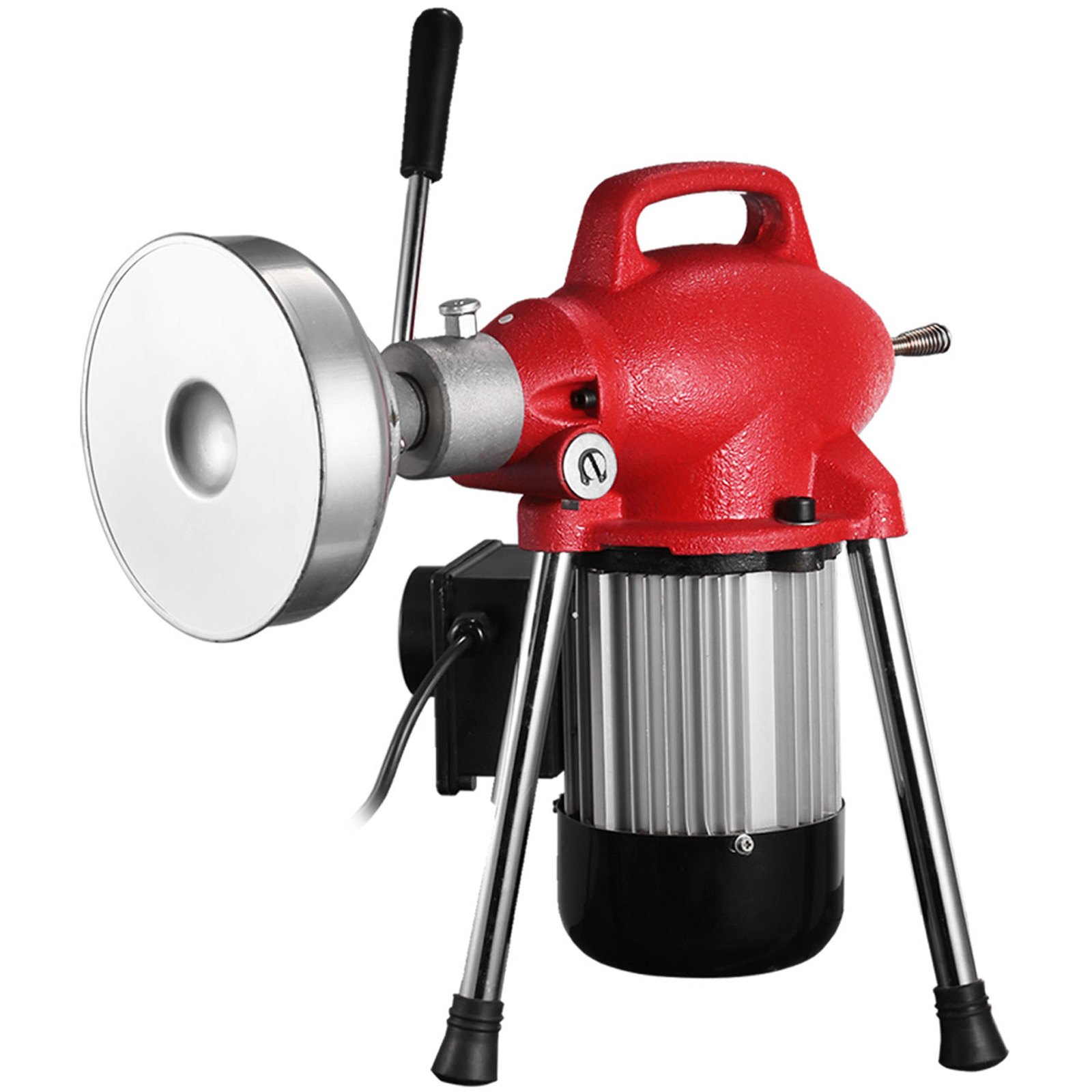 Máquina De Dragado Limpiador De Tubos De Drenaje 500 W 400rpm 20mx16mm 5mx9,5mm