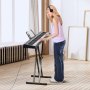 VEVOR Teclado de piano digital de 88 teclas, teclas semipesadas, juego de piano con teclado eléctrico de tamaño completo con soporte ajustable, altavoces incorporados, pedal de sostenido, auriculares, Bluetooth, MIDI, USB para principiantes