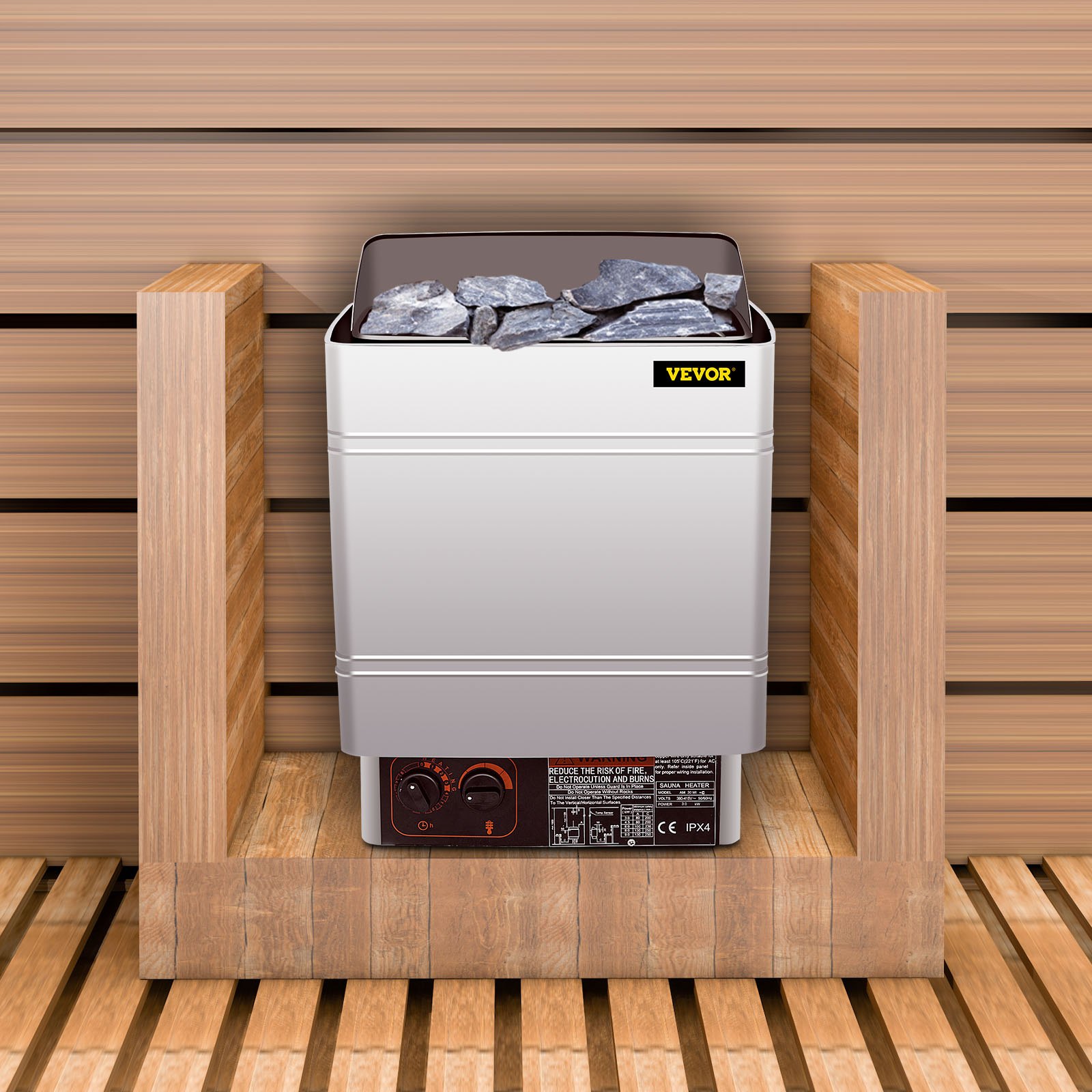 VEVOR Calentador de Sauna Controlador de Sala de Sauna 8 KW Calentador Eléctrico