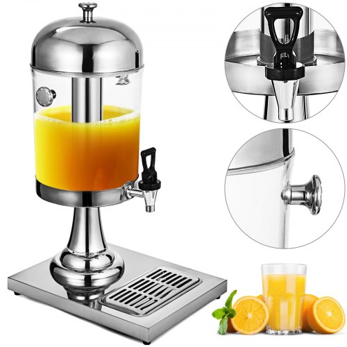 Dispensador De Bebidas Calientes Y Fríos 8l Anti-escaldado Para Hotel Buffet Tea
