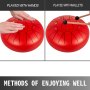 VEVOR 8\'\' Acero Tambor De Lengua Handpan D Mayor 11 Notas Tankdrum Con Bolso Mazos