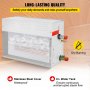 VEVOR Máquina de Vapor Modelo LT-90, Generador Casero del Vapor 9 kW, Generador del Vapor 220 V 60 Hz Vaporizador de Baño Temperatura 35 - 55 °C Generador de Vapor de Baño para Spa, Peso Bruto 11 kg