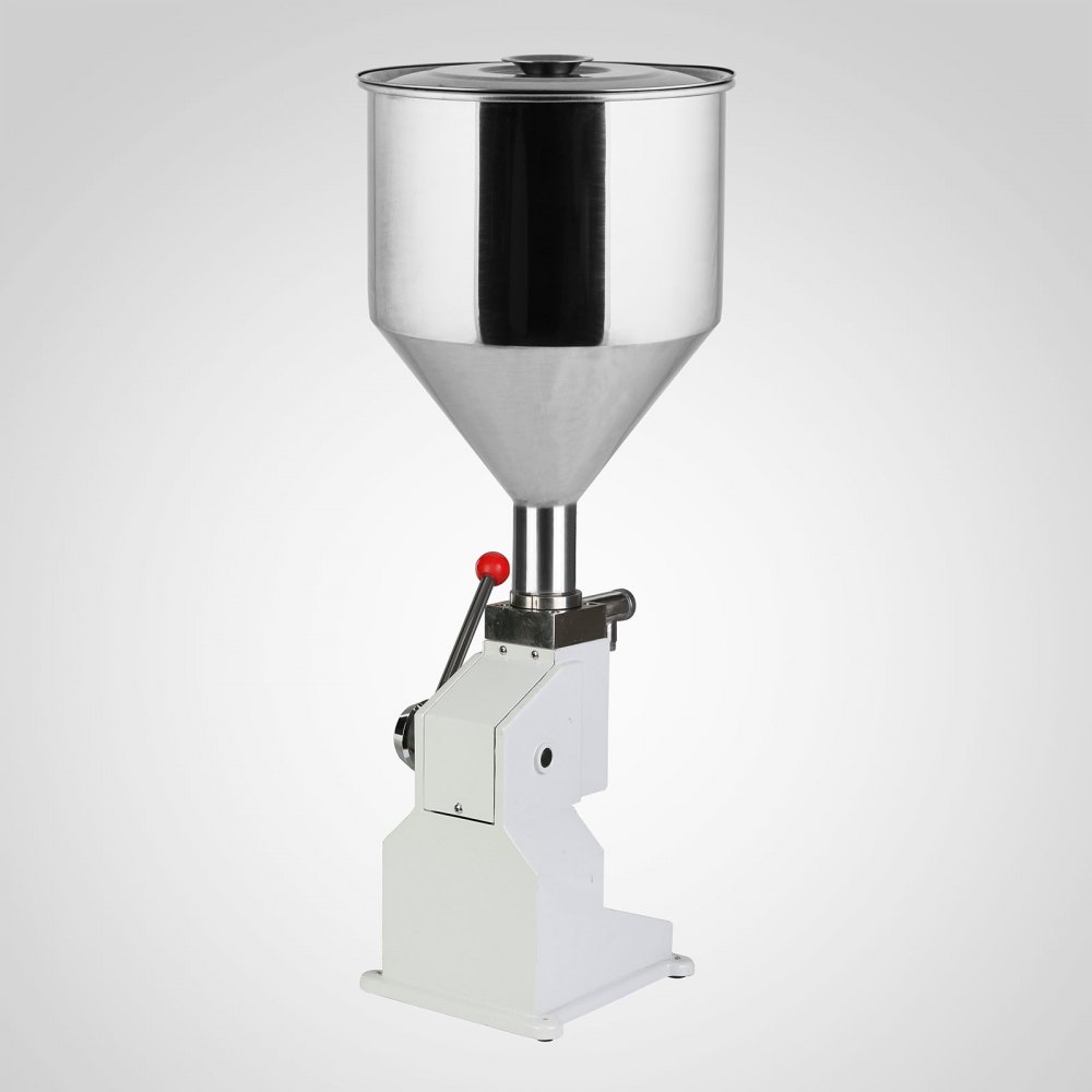 VEVOR Máquina de Llenado Manual 5~50ml de Acero Inoxidable Máquina de Llenado de Líquido Neumática de Acero Inoxidable Manual