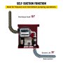 VEVOR Bomba de Transferencia Autocebado de Combustible Eléctrica 2.800 r / min Bomba de Transferencia Diésel de 550 W 60 L / min Kit de Dispensación de Bomba de Combustible Bio-aceite Diesel Keroseno