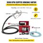 VEVOR Bomba de Transferencia Autocebado de Combustible Eléctrica 2.800 r / min Bomba de Transferencia Diésel de 550 W 60 L / min Kit de Dispensación de Bomba de Combustible Bio-aceite Diesel Keroseno