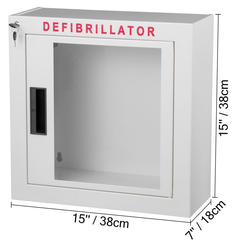 Gabinete Aed De Pared 38cm Gabinete De Desfibrilador De Emergencia Con Alarma