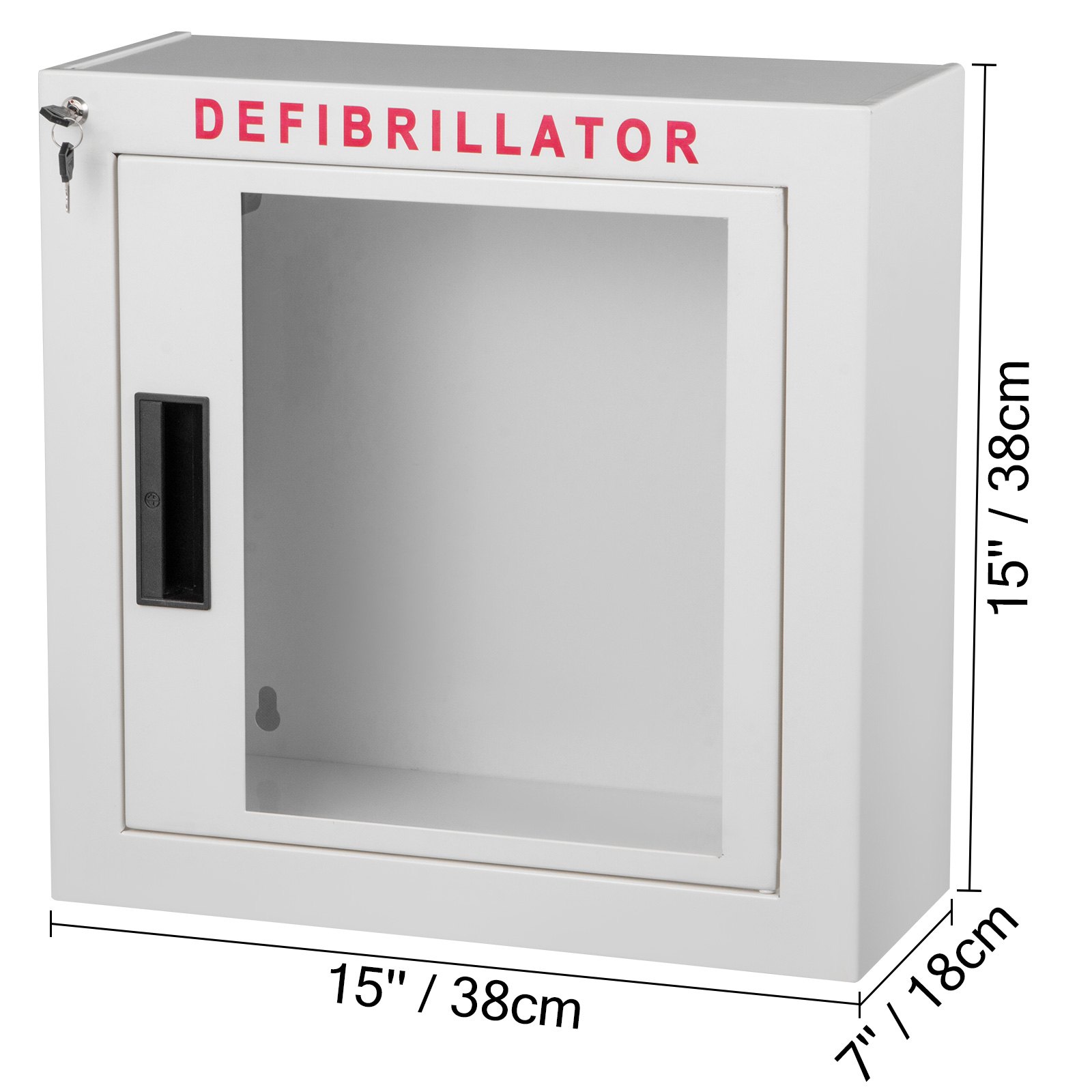 Gabinete Aed De Pared 38cm Gabinete De Desfibrilador De Emergencia Con Alarma