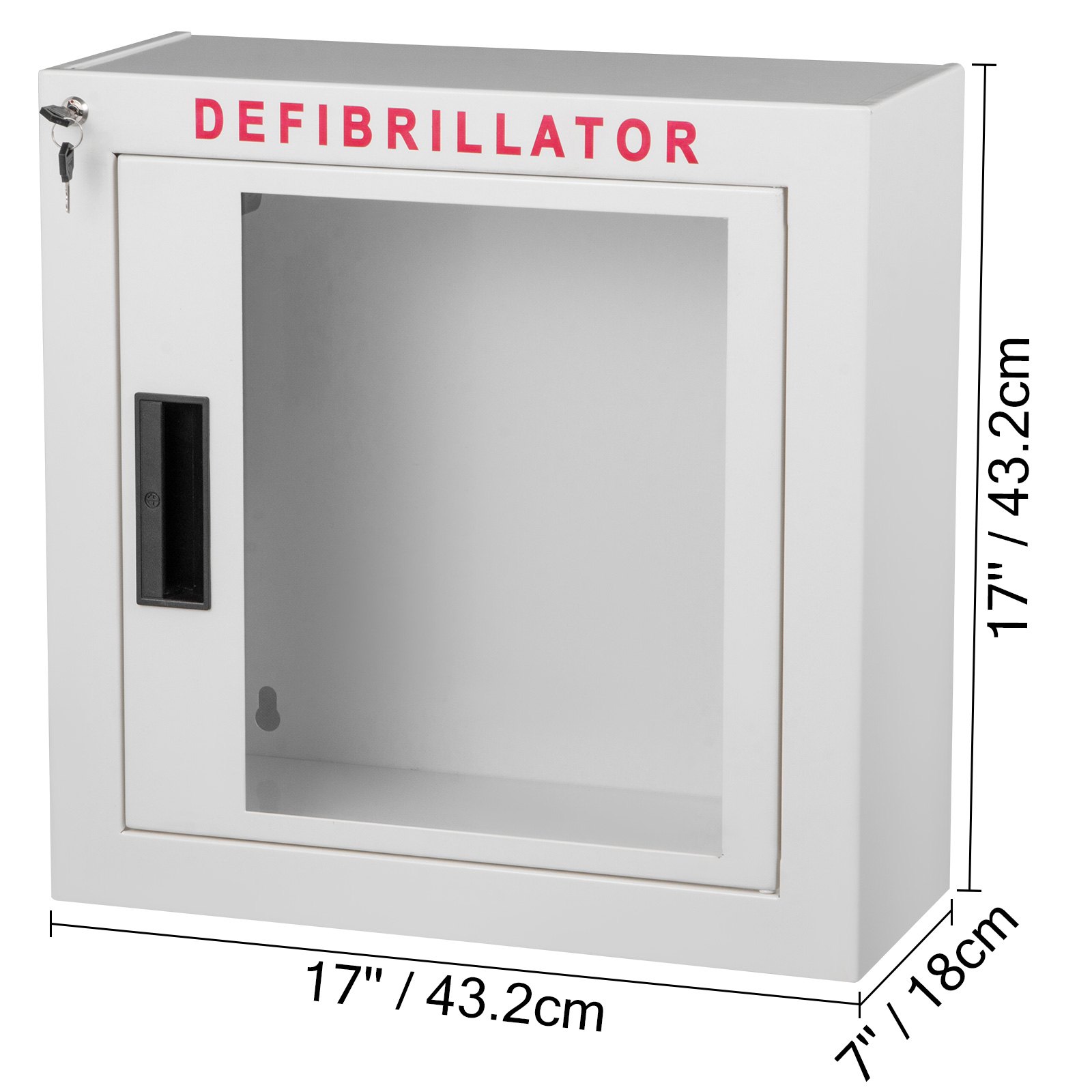 Gabinete Aed Desfibrilador De Emergencia Con Alarma Caja De Pared Aed 43cm
