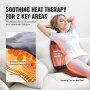 VEVOR Cojín de asiento de masaje con calor 6 motores de masaje 5 modos