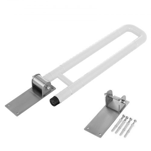 Barra Seguridad Para Inodoro Handicap Bathroom Easy Install Flip-up Folded Up
