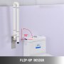 Barra Seguridad Para Inodoro Handicap Bathroom Easy Install Flip-up Folded Up